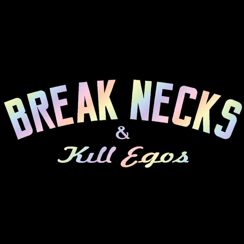 Break Necks Car Sticker.