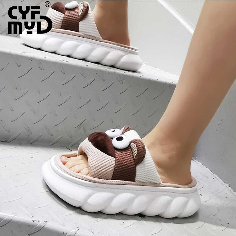 Animals Platform Slippers