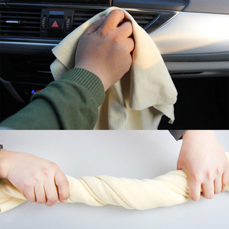 Natural Chamois Leather Car Dr Towel.