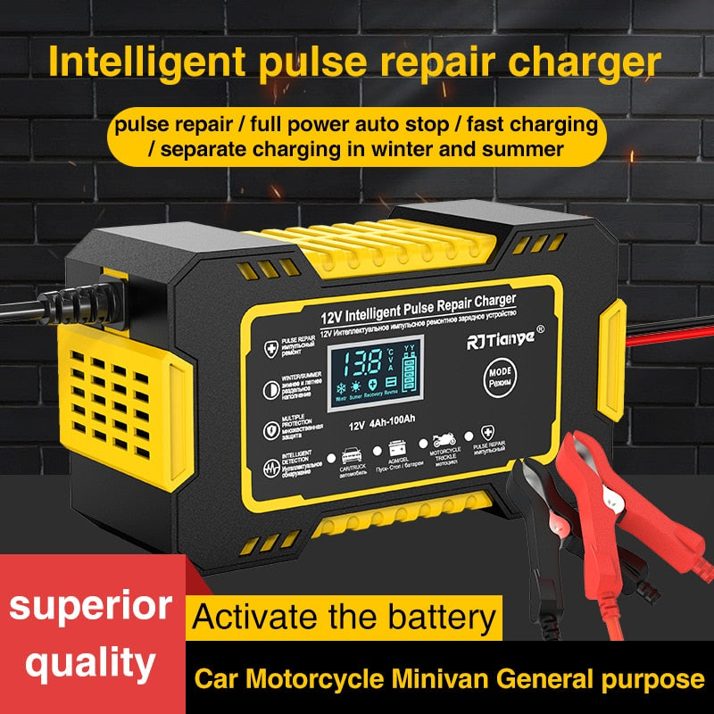 Digital Car Battery Charger