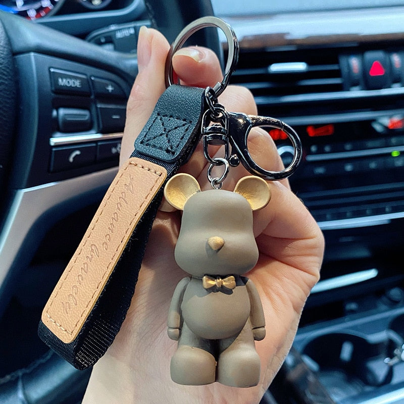Bear Pendant Keychain.