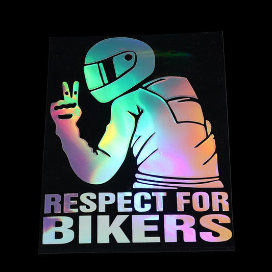 Respect Biker Sticker.