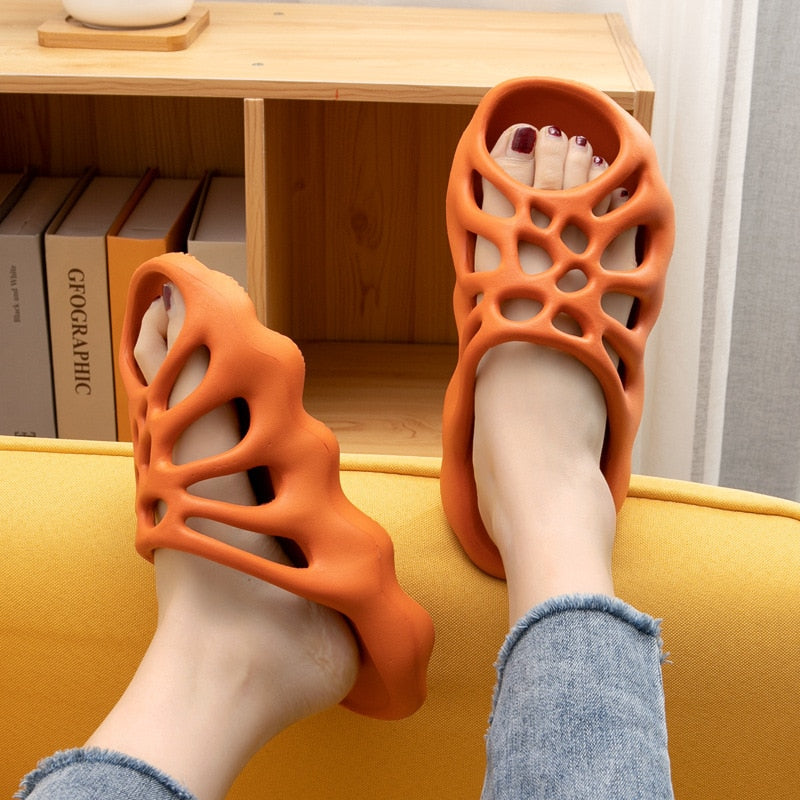 Unisex Cut-out Slippers
