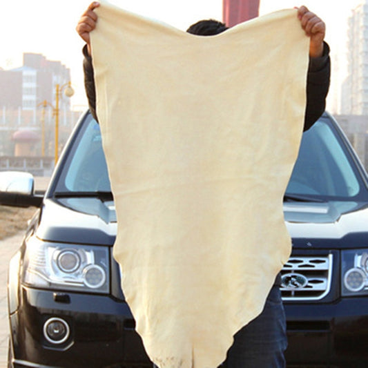 Natural Chamois Leather Car Dr Towel.