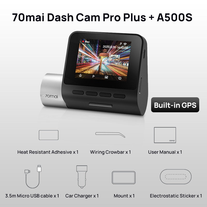 70mai Dash Cam Pro Plus A500S.